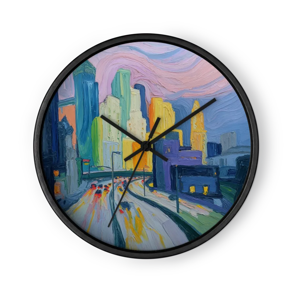 Swirling Urban Dusk