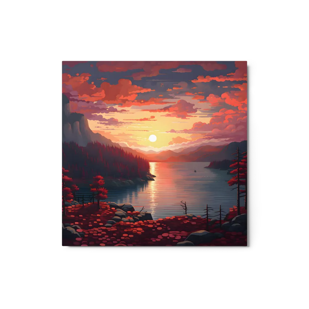 Tranquil Sunset Lake | Art Print