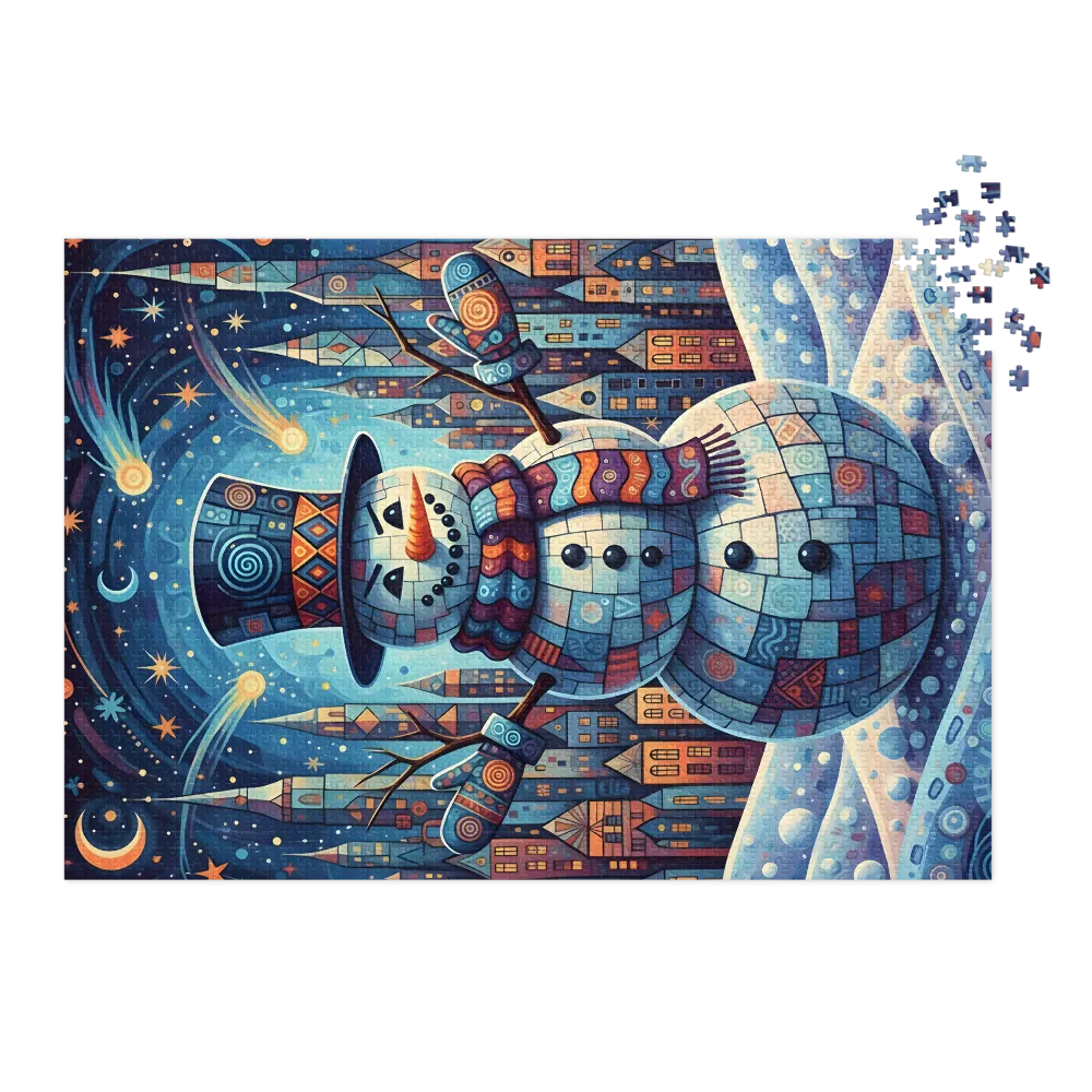 Patchwork Snowman
