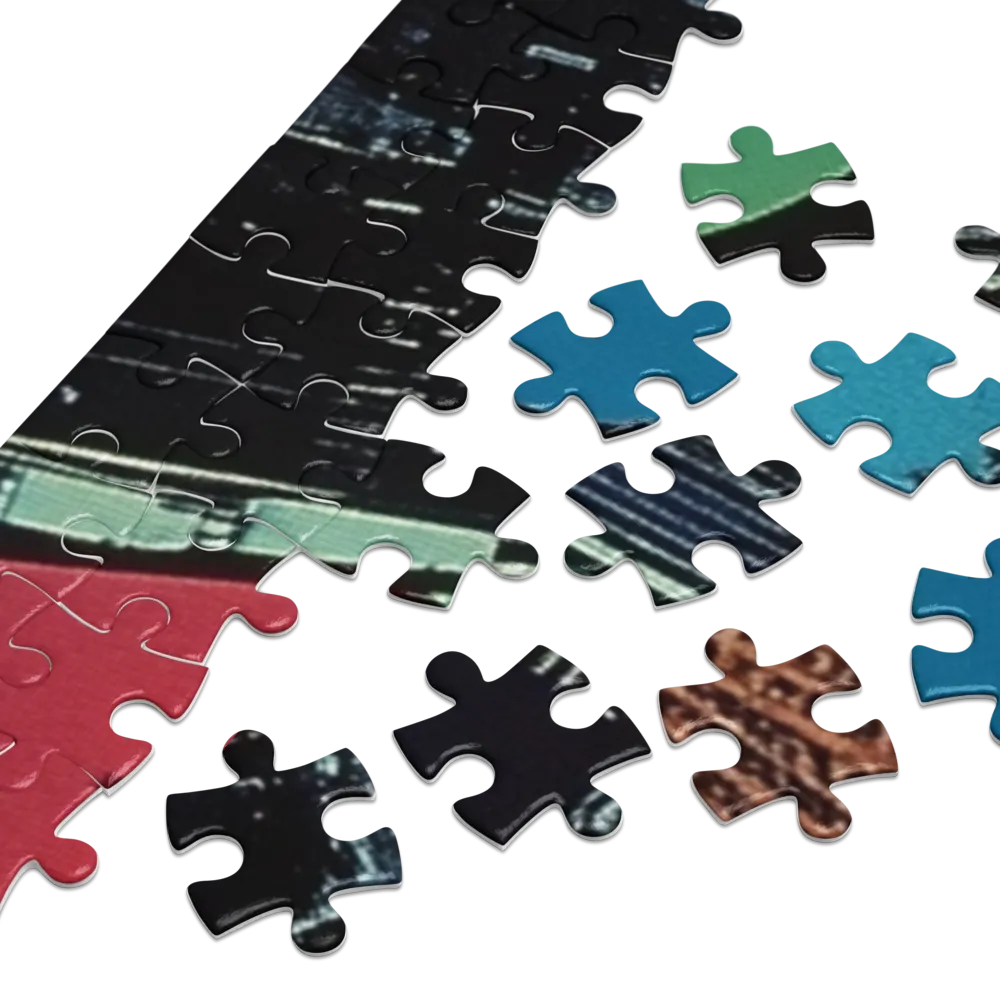 Urban Night Symphony 
 Jigsaw Puzzle in Tin Box