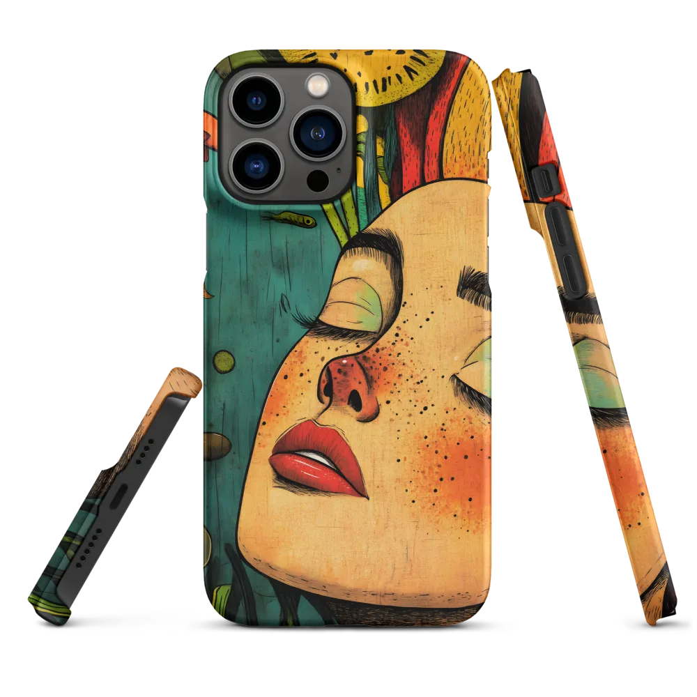Underwater Woman with Fish | Phone Case