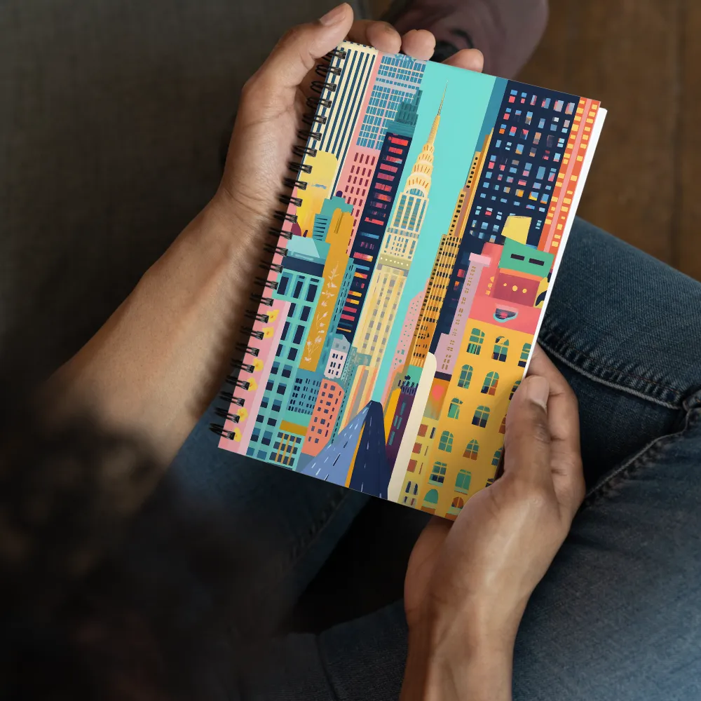 Vibrant Urban Canvas 
 Spiral Notebook | 140 pages