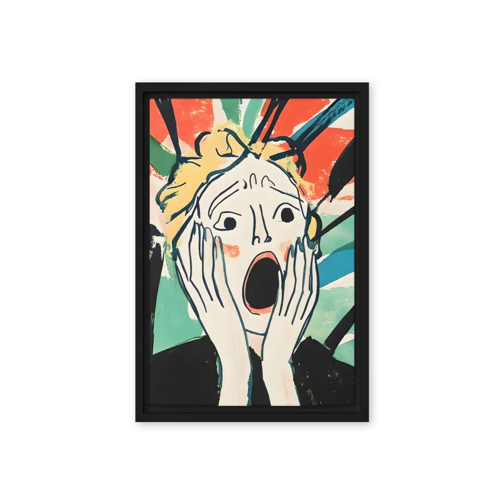 The Modern Scream 
 Canvas | 12″x 18″