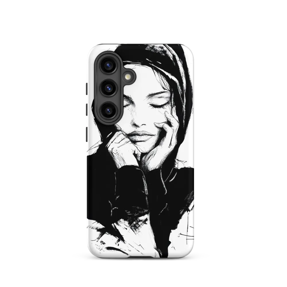 Contemplation in Ink | Phone Case