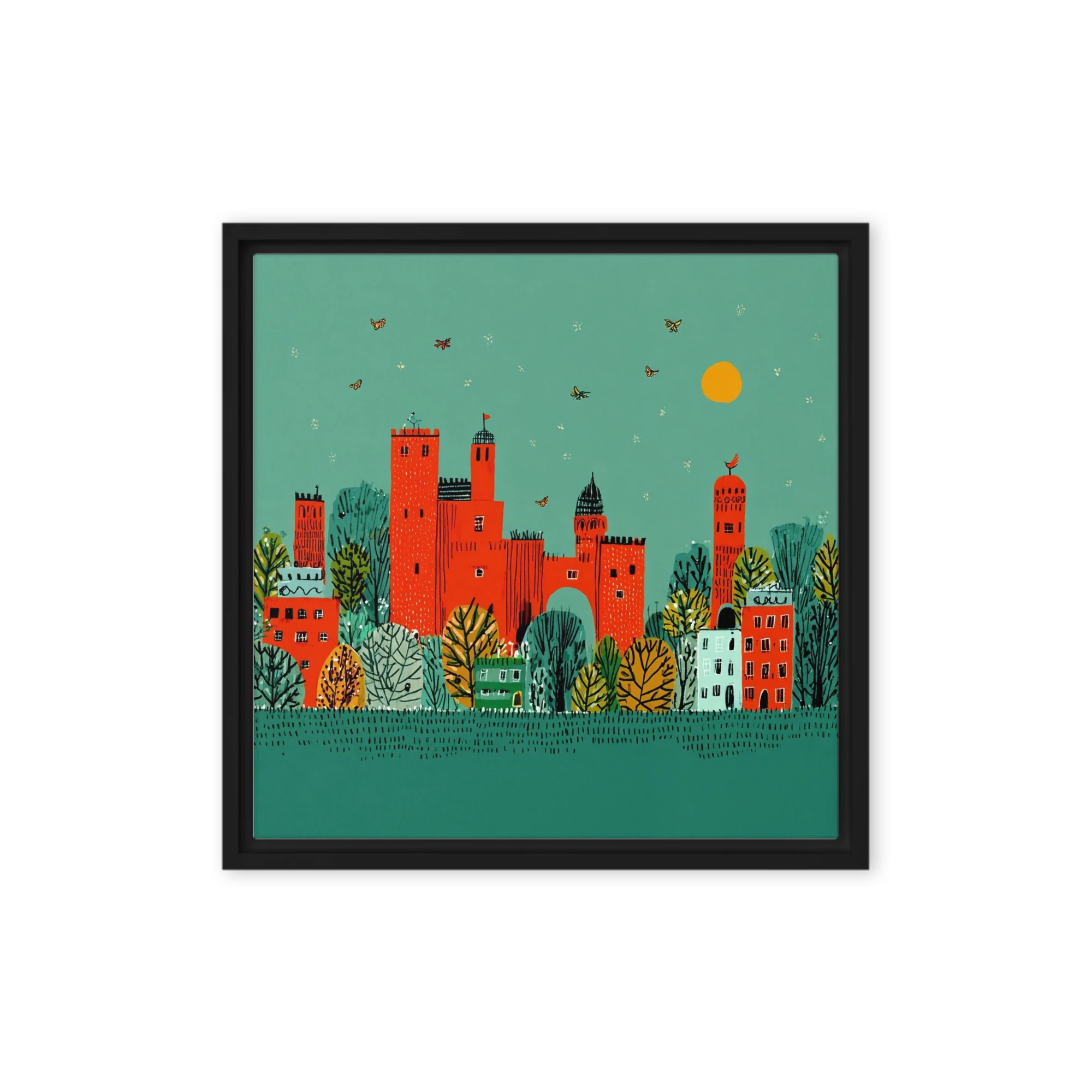 The Crimson Fortress | Art Print