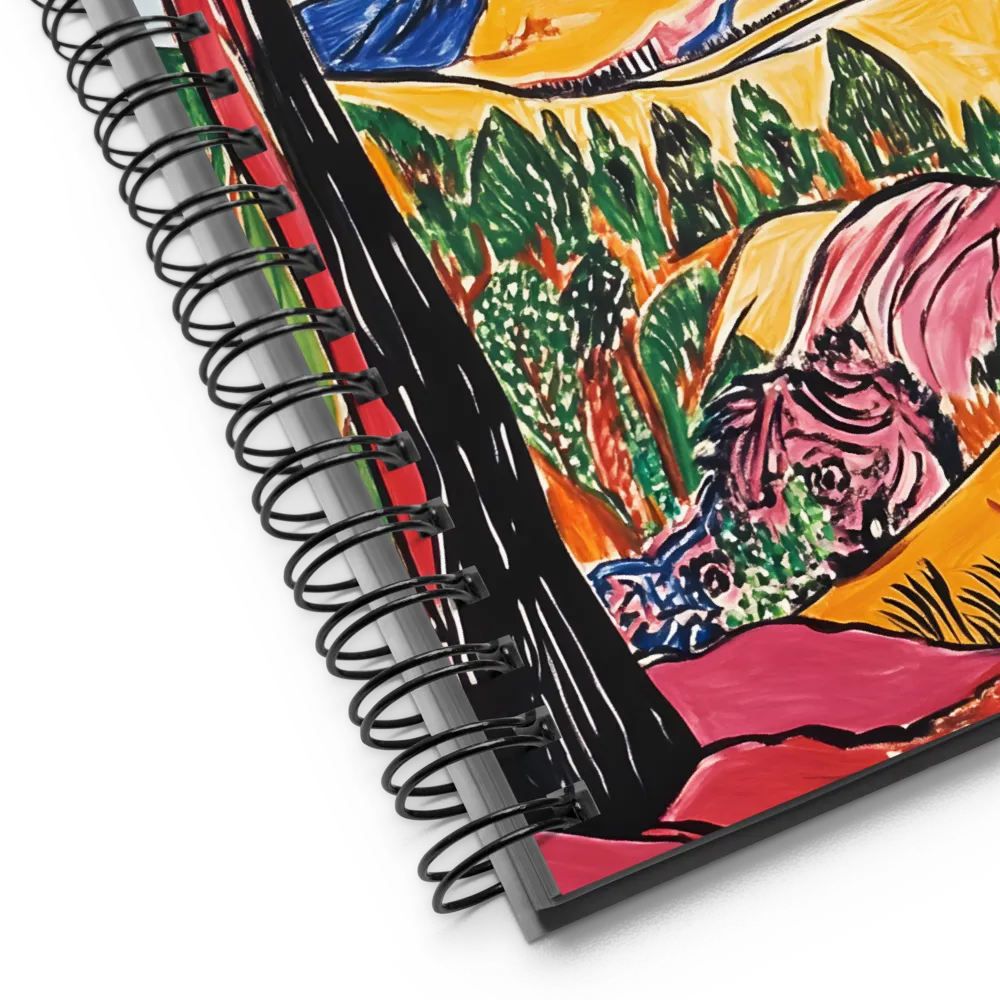 Fauvist Landscape 
 Spiral Notebook | 140 pages