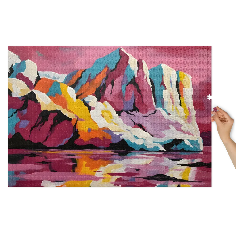 Colorful Impasto Peak | Jigsaw Puzzles
