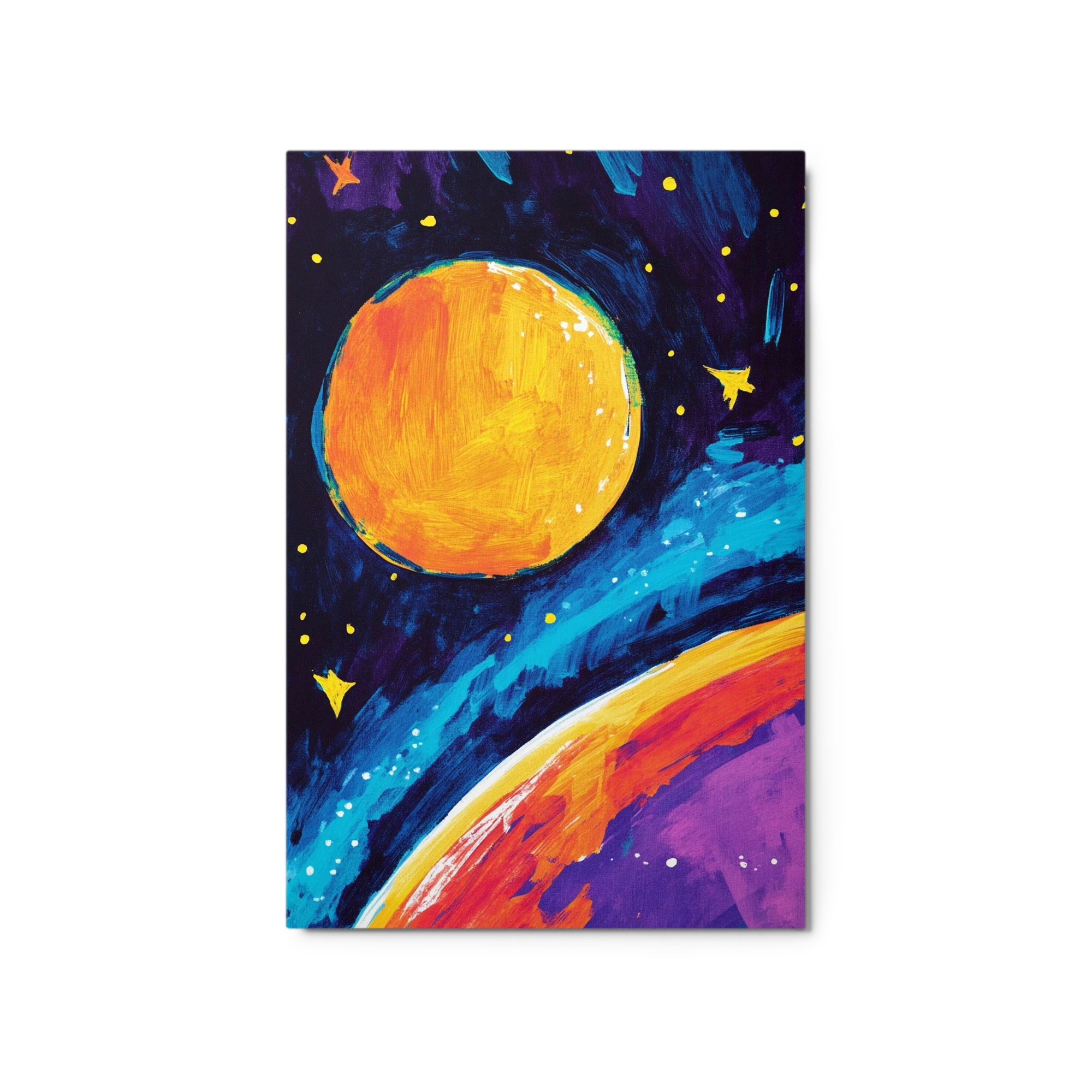 Abstract Planet in Space