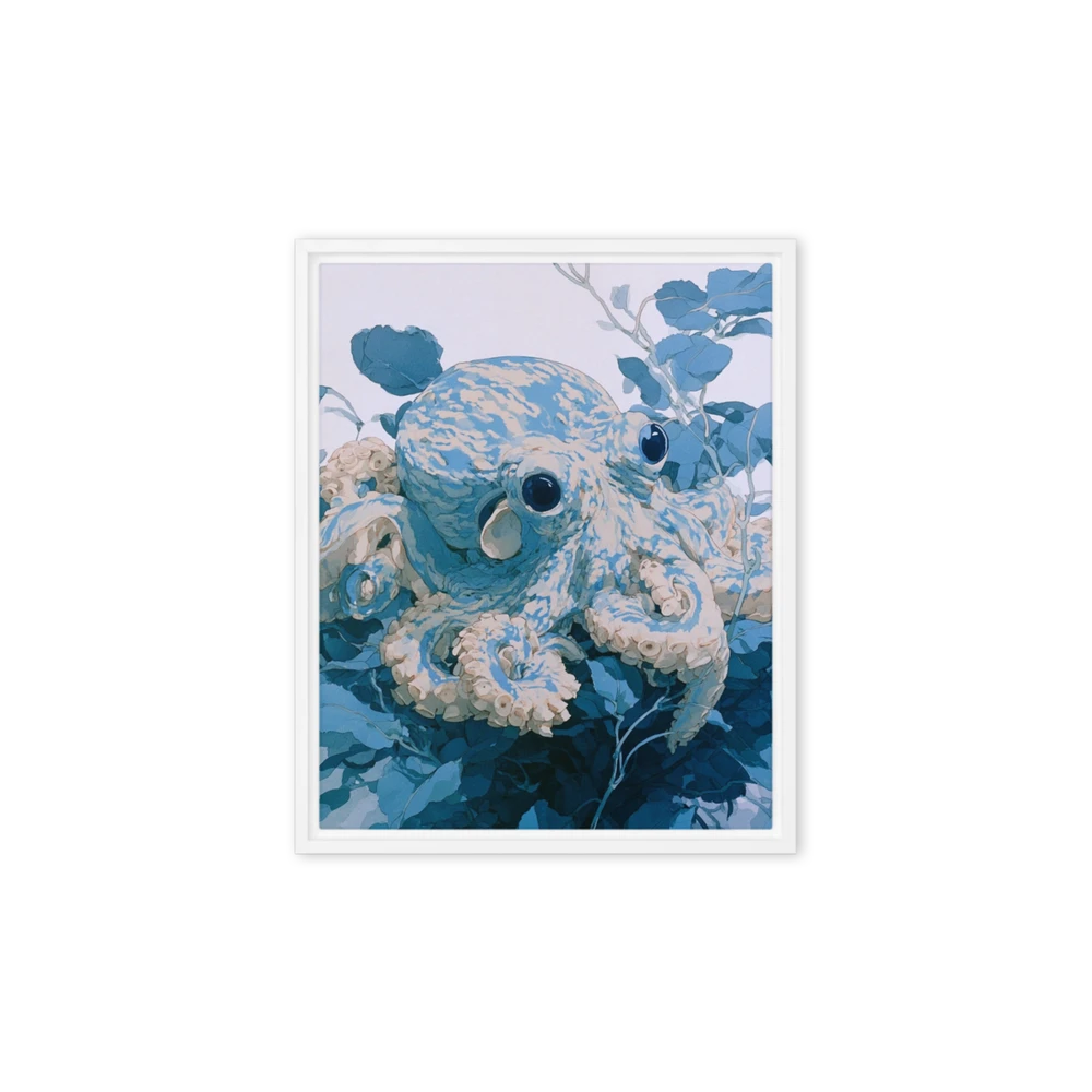 The Indigo Octopus | Art Print