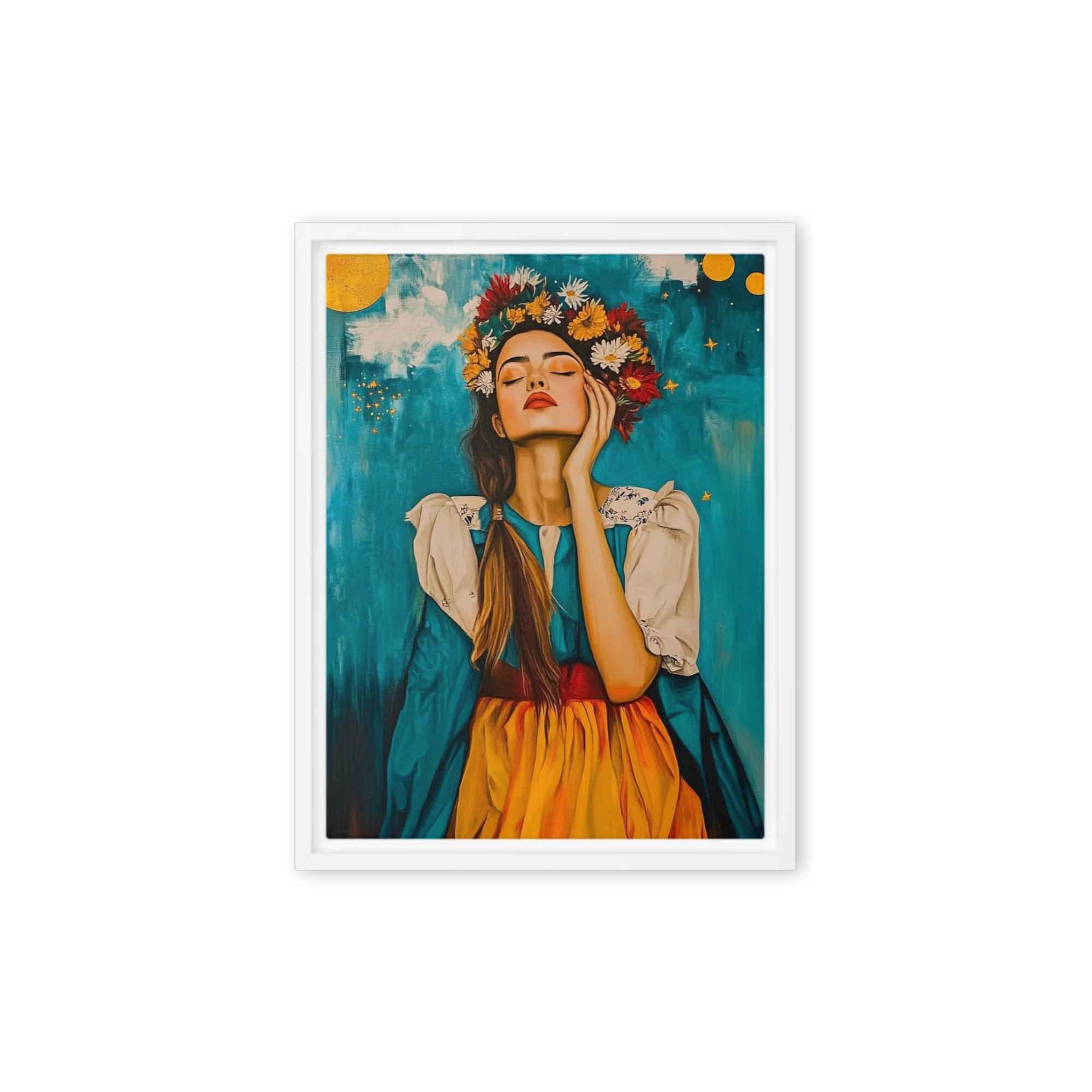 Dreamy Floral Portrait
