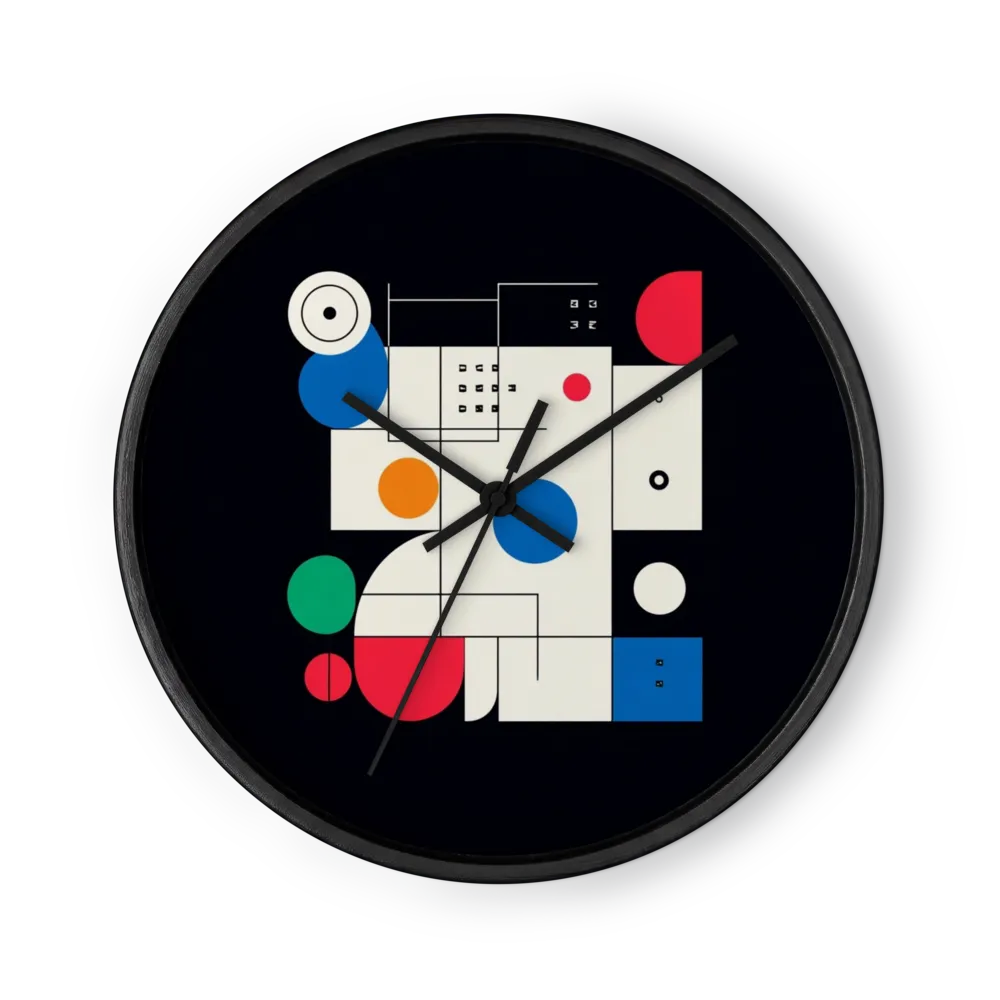 Harmony of Primary Forms | Wall Clock