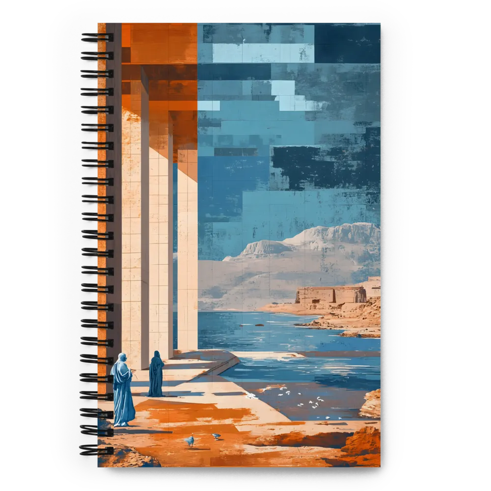 Fragmented Coastal Contemplation 
 Spiral Notebook | 140 pages