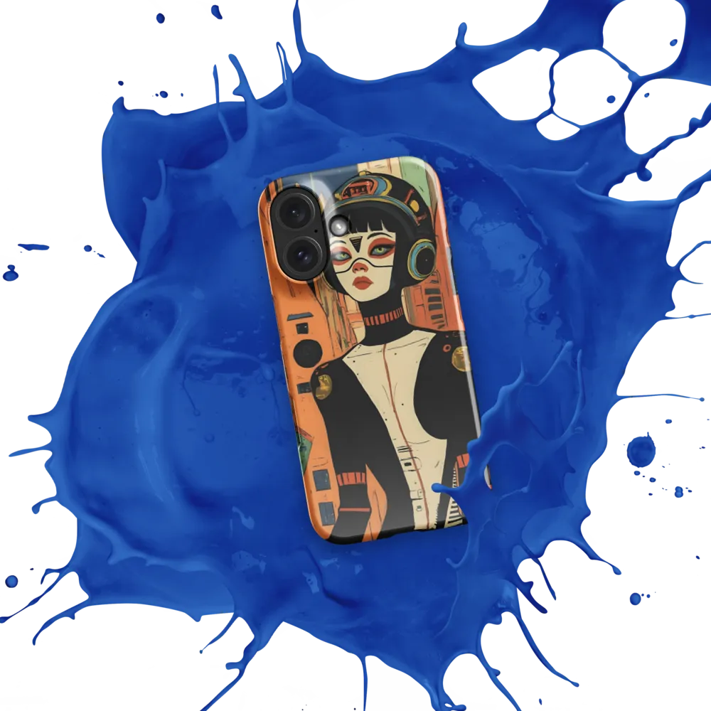 Neon Metropolis Sentinel 
 Samsung Galaxy S25 | Snap Case