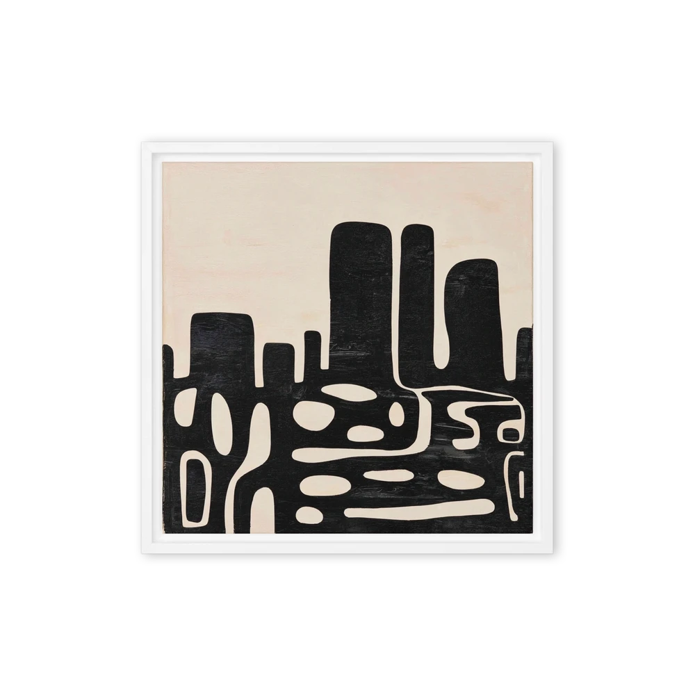 Monochrome Urban Forms | Art Print