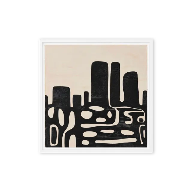Monochrome Urban Forms | Art Print