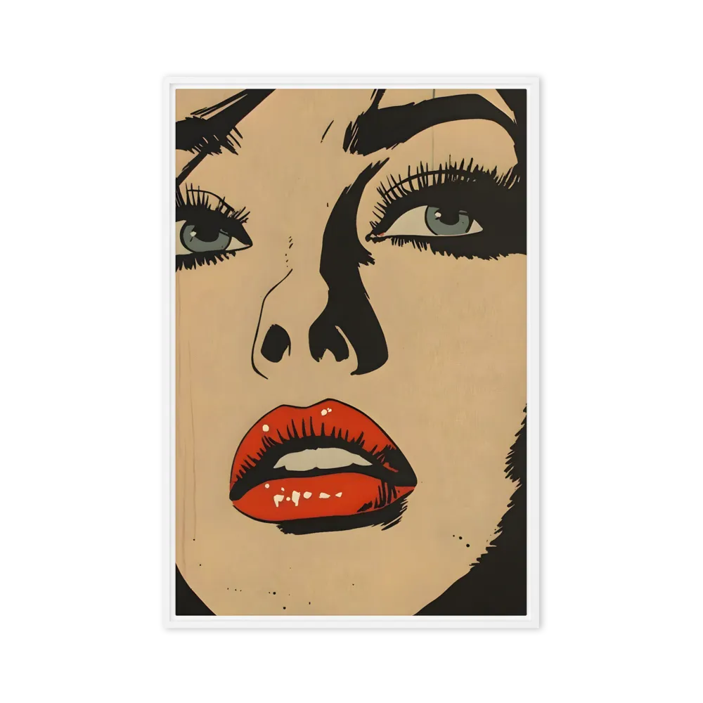Pop Art Woman's Gaze 
 Canvas | 18″x 26″