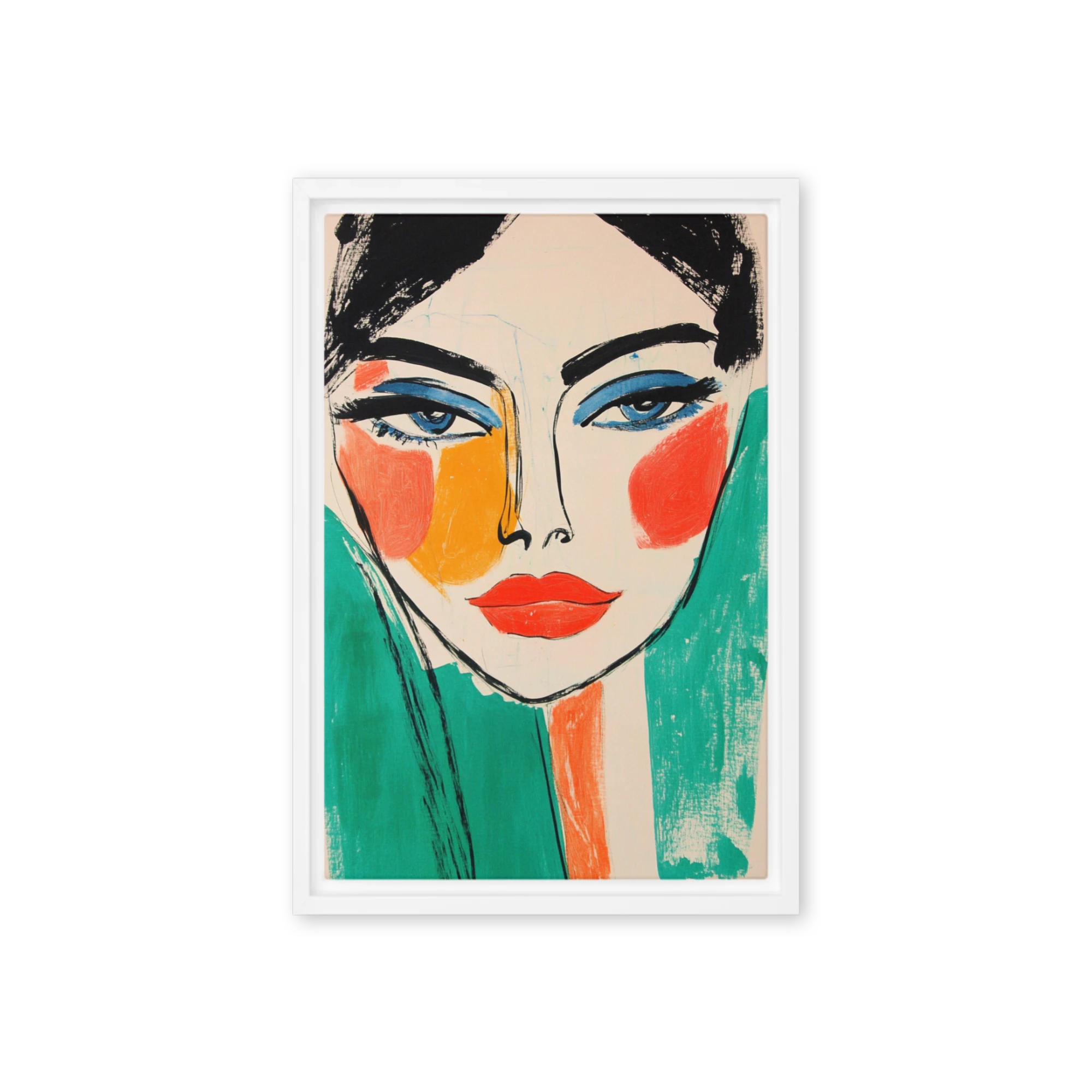 Modern Abstract Portrait of a Woman