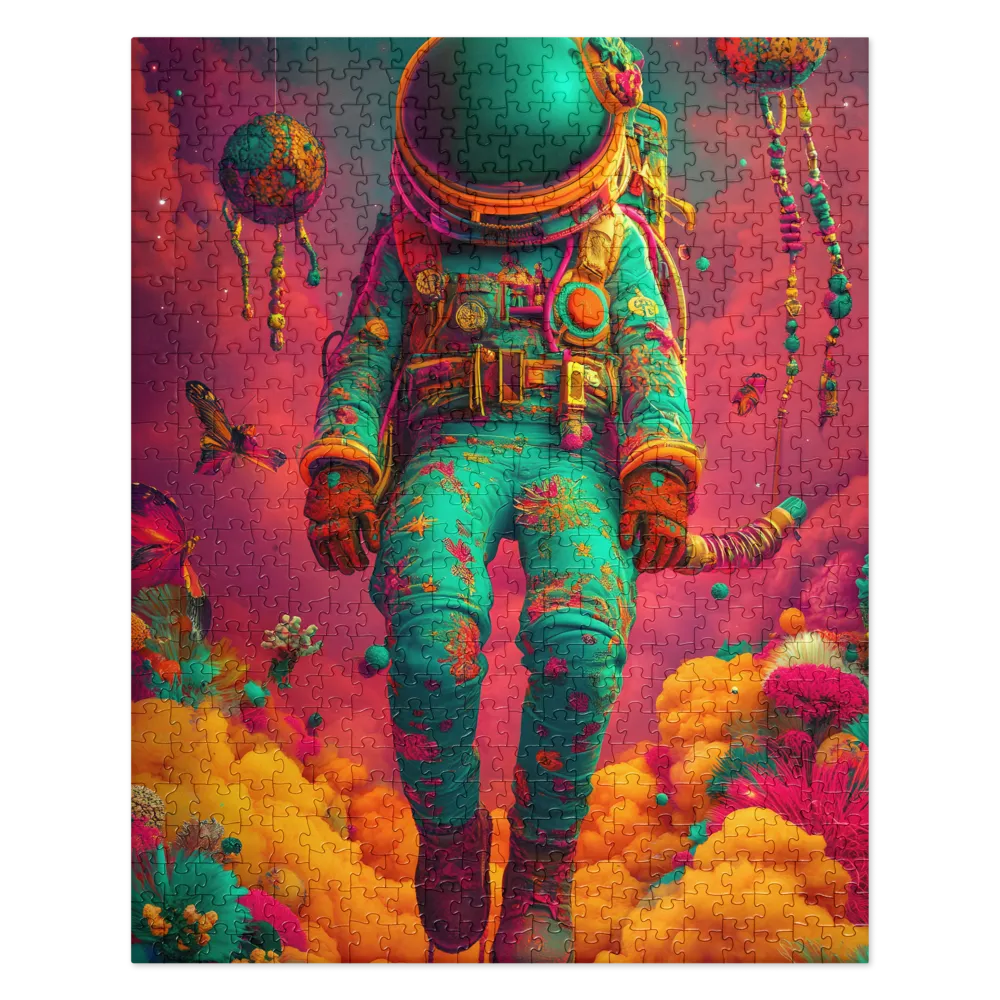 Cosmic Voyager 
 Jigsaw Puzzle in Tin Box