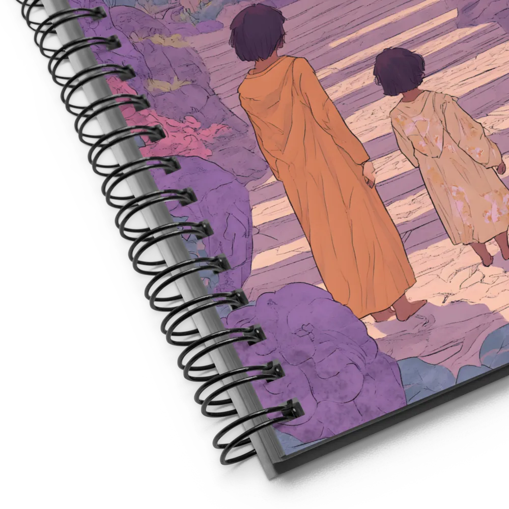 Ascent to the Golden Temple 
 Spiral Notebook | 140 pages