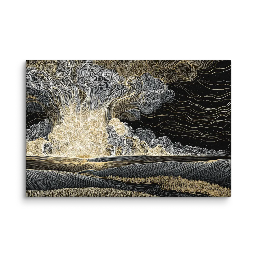 A Golden Triptych, Ready to Hang — Hung in Threes