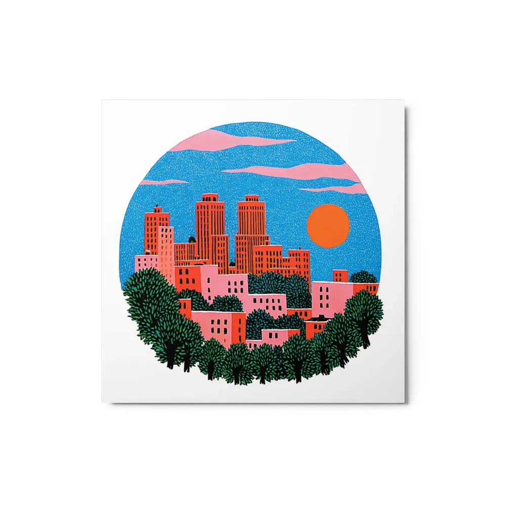 Sunset Over the City | Art Print