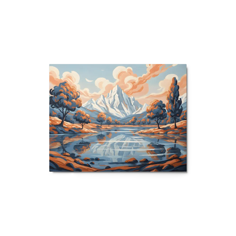 Impressionistic Mountain Lake