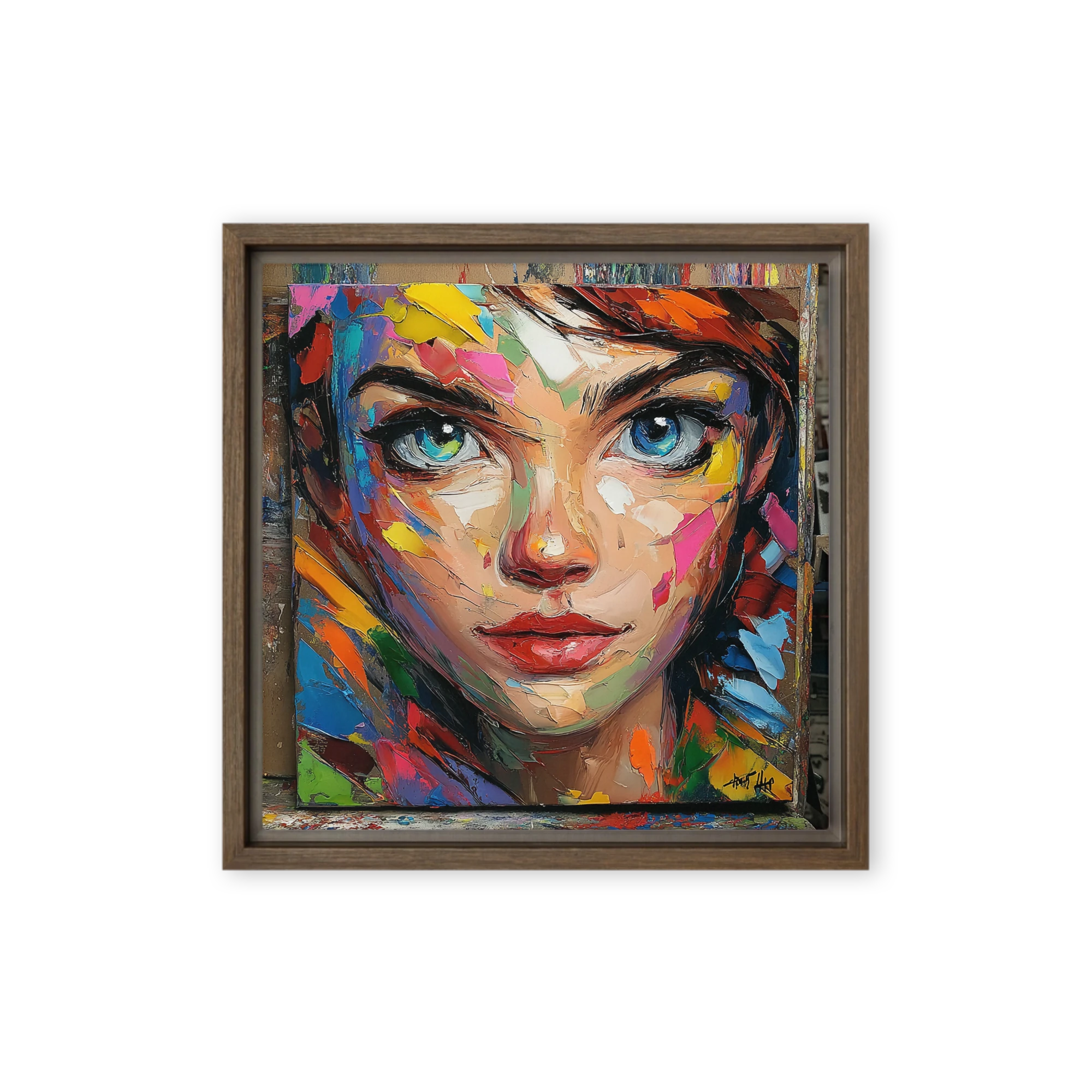 Expressive Impasto Portrait