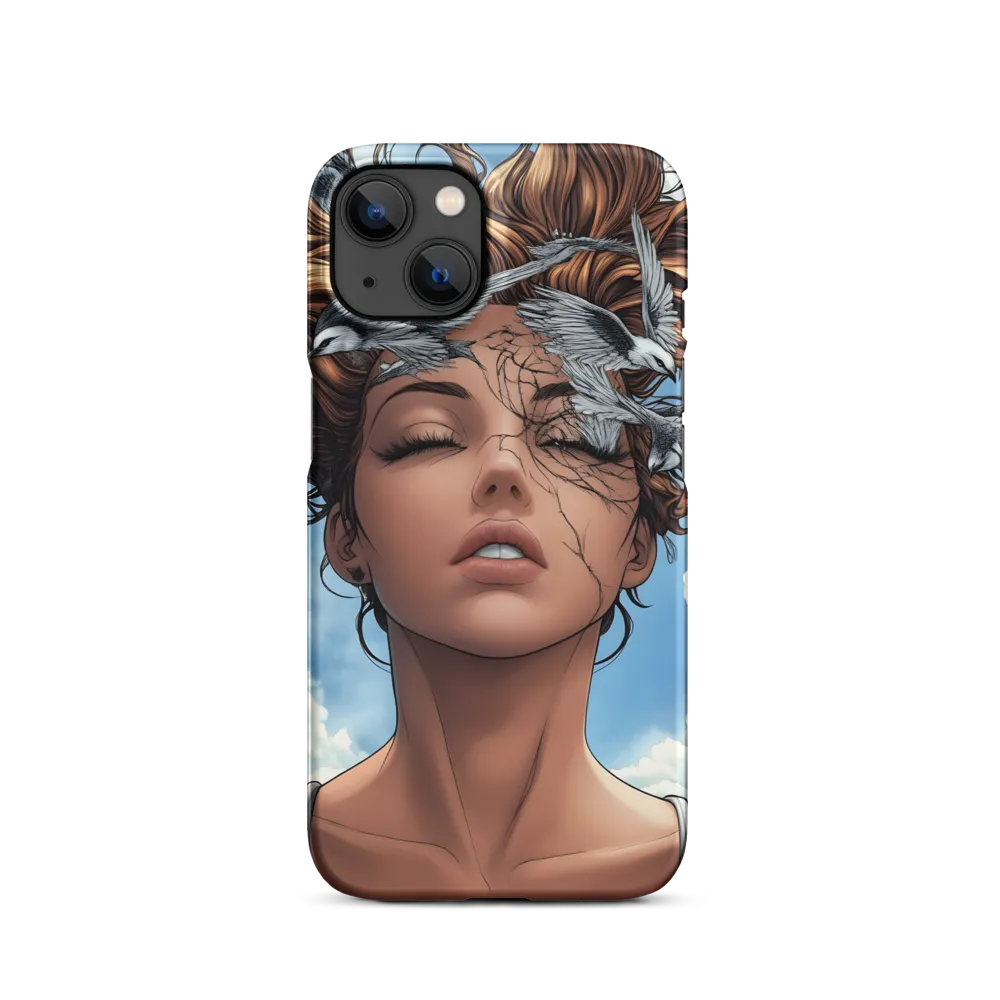 Surreal Woman with Birds | Phone Case