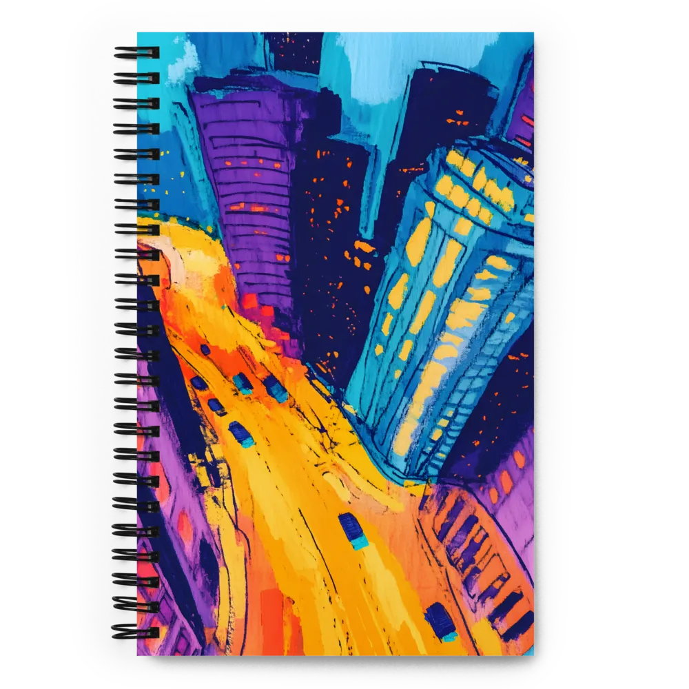 Urban Energy Flow 
 Spiral Notebook | 140 pages