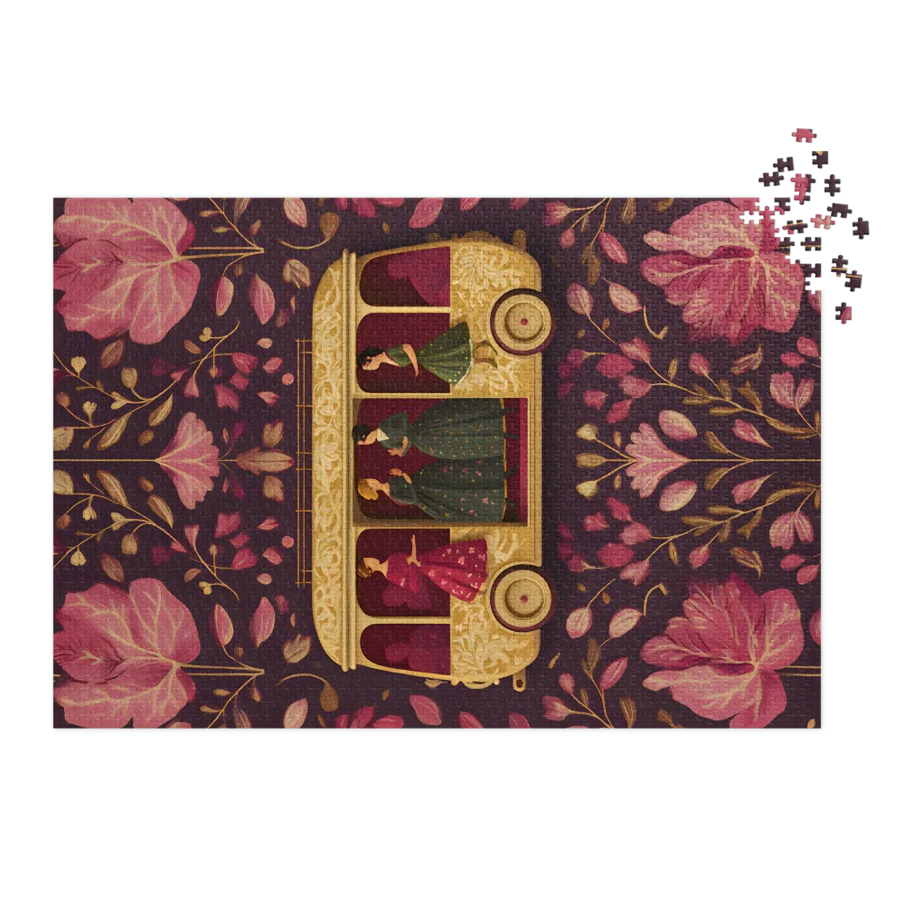 The Floral Journey 
 Jigsaw Puzzle in Tin Box