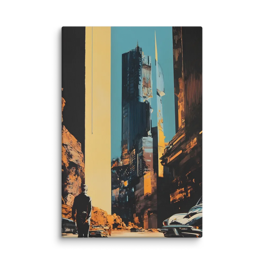 Gateway to Neo-Metropolis 
 Canvas | 32″x 48″