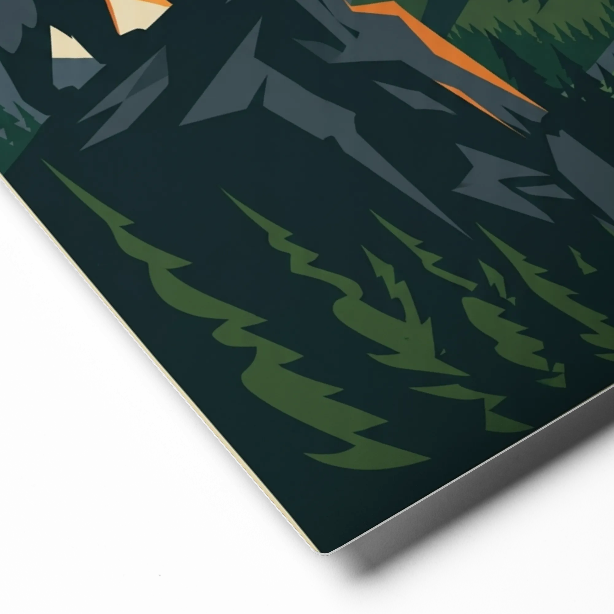 Summit Sentinel 
 Canvas with White Frame