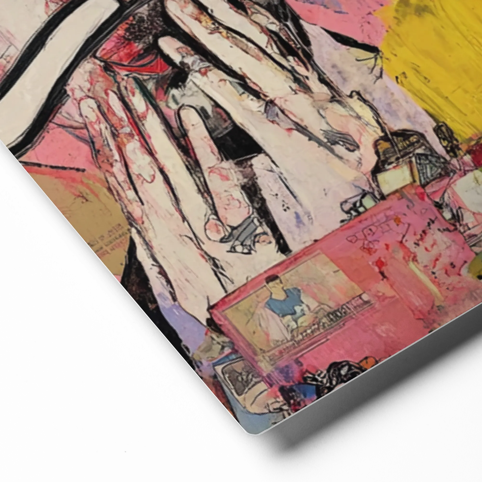 The Clown and The Cynic 
 Canvas with Black Frame
