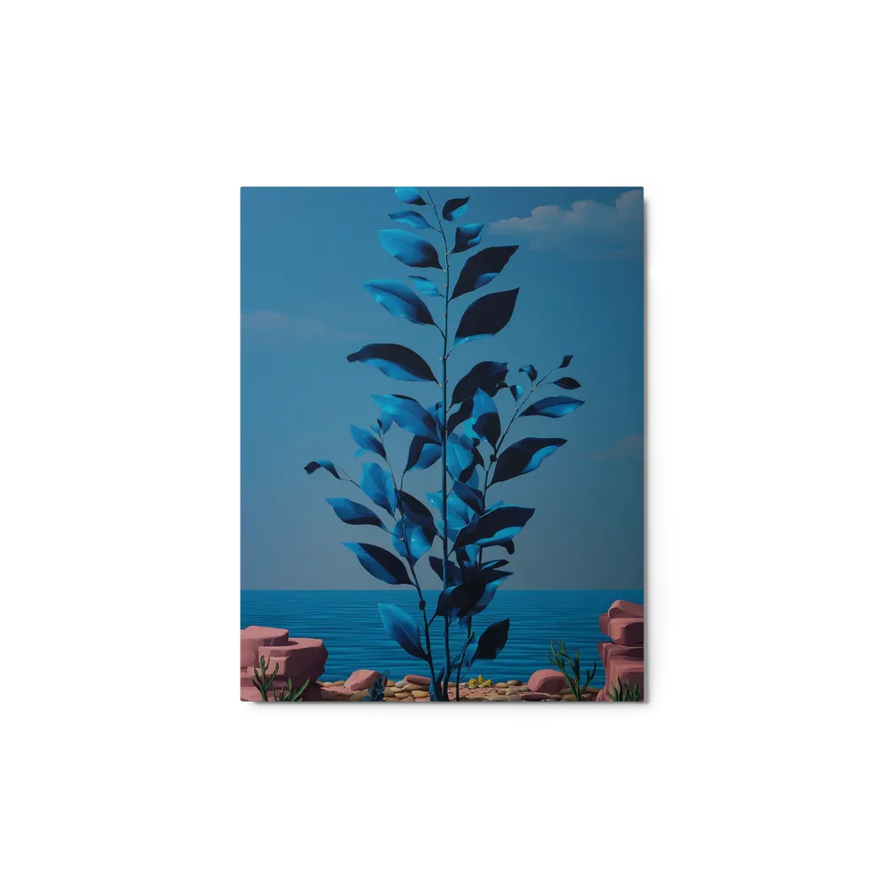 Surreal Blue Flora | Art Print