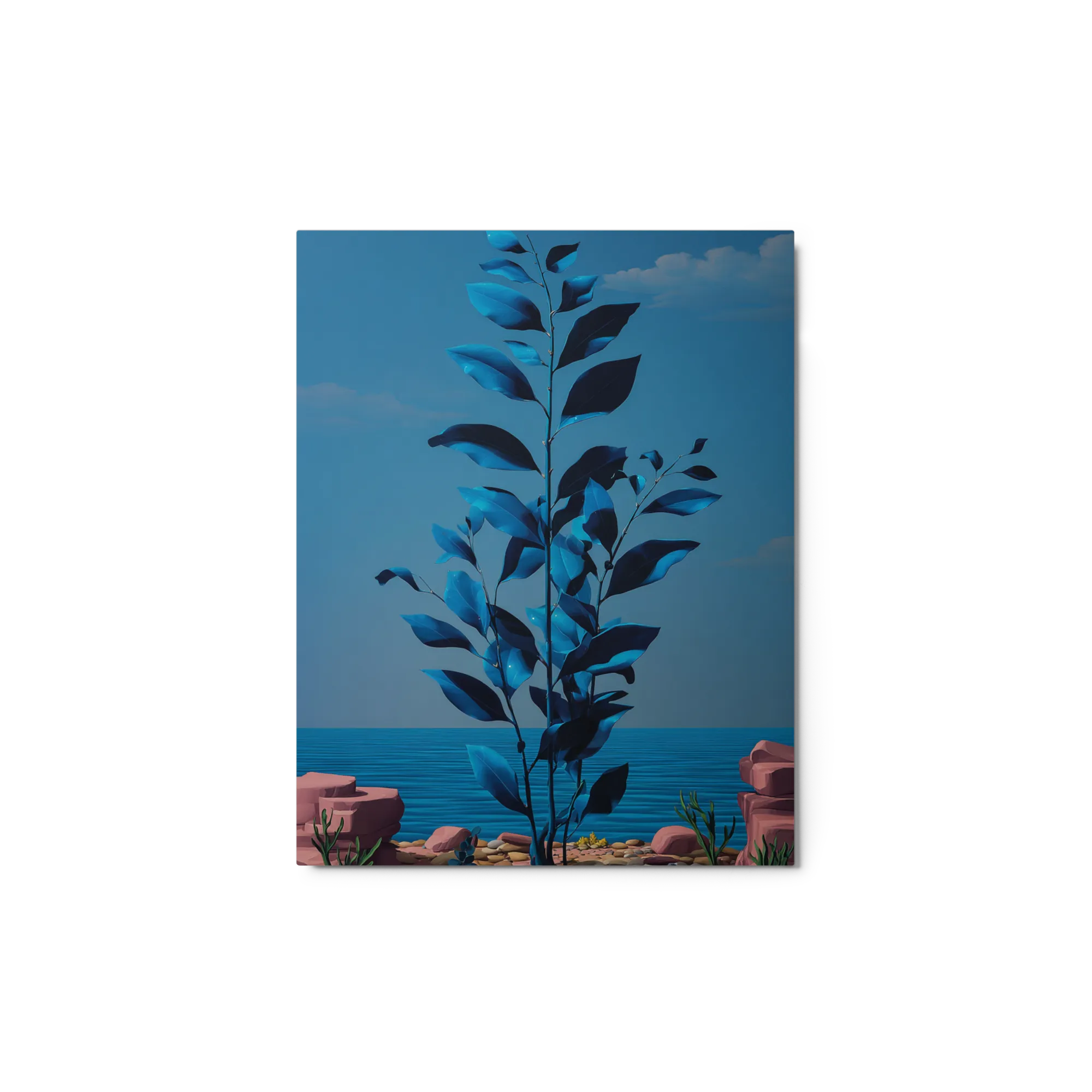 Surreal Blue Flora