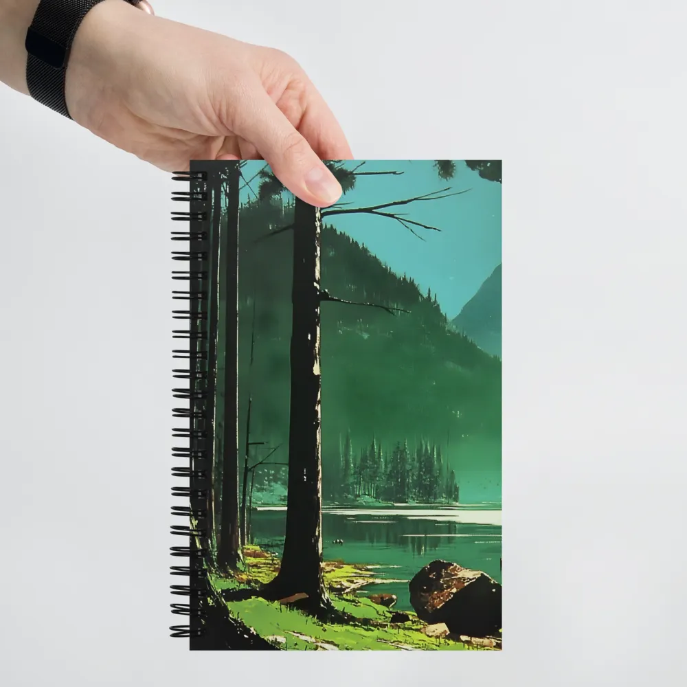 Tranquil Forest Lake 
 Spiral Notebook | 140 pages