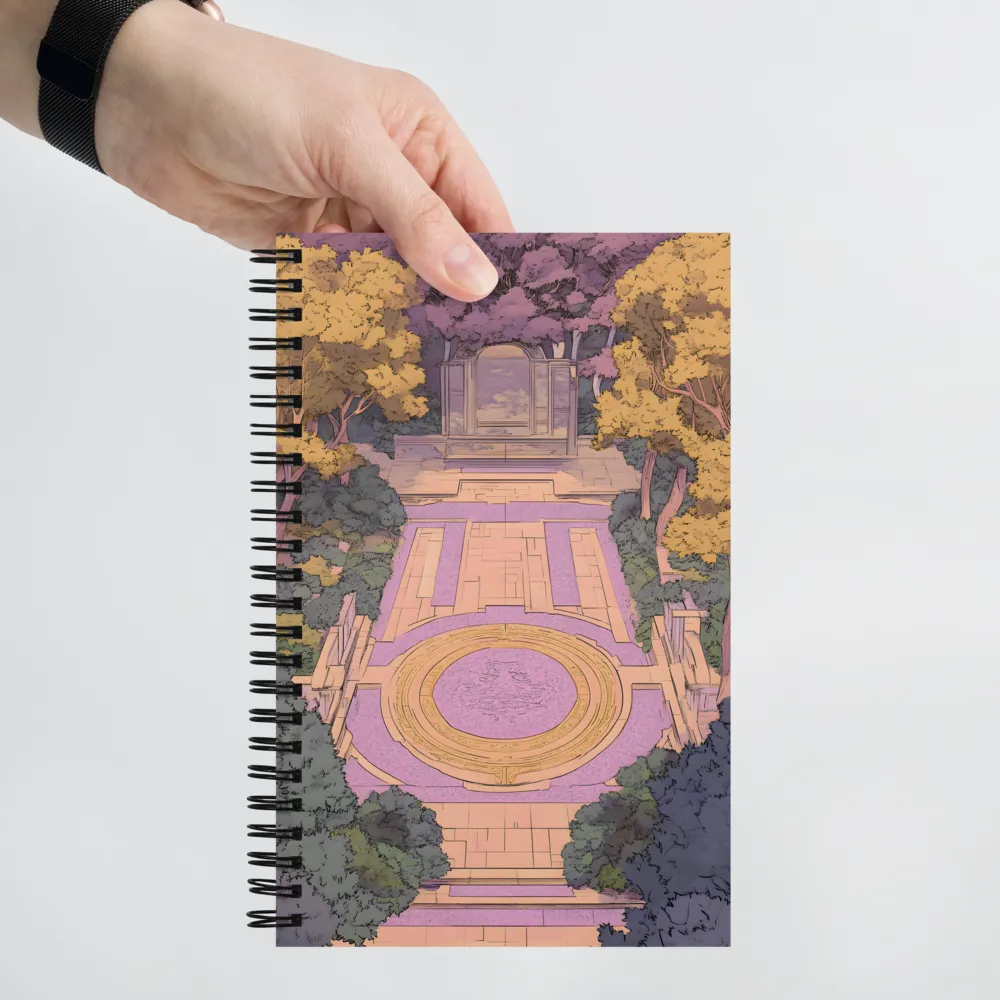 The Mystical Garden Path 
 Spiral Notebook | 140 pages