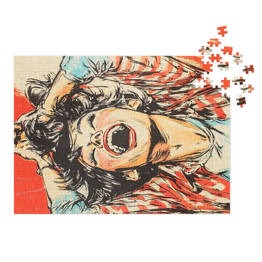 Pop Art Outburst 
 Jigsaw Puzzle in Tin Box