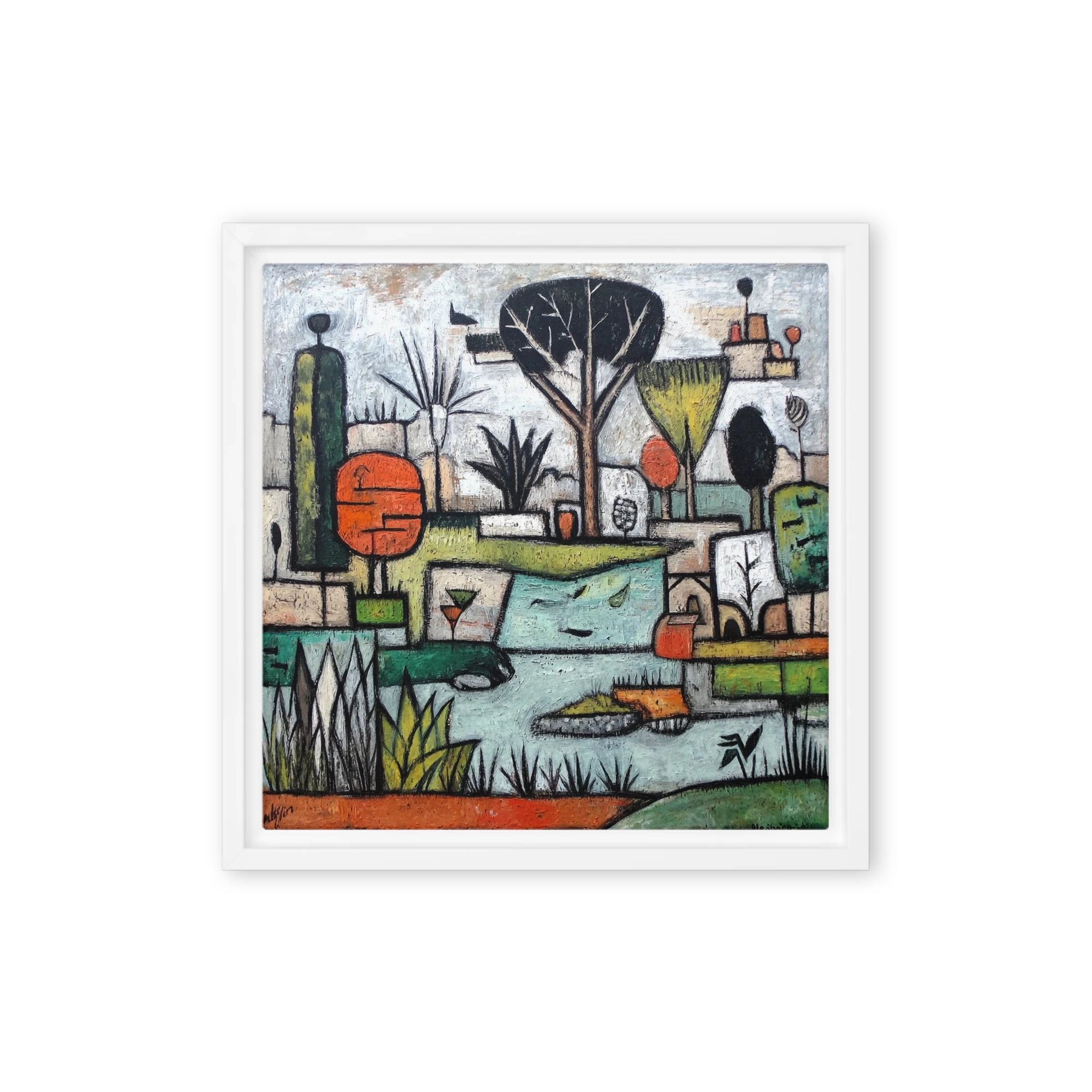 Geometric River Landscape