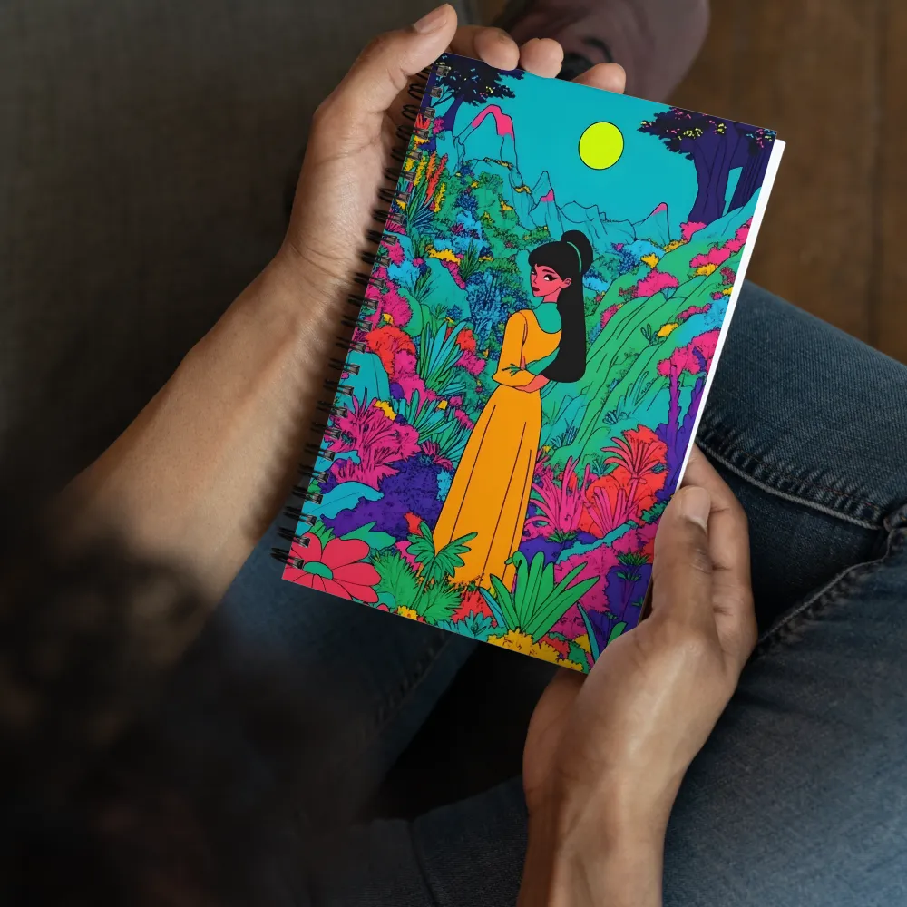 Fantasy Jungle Portrait 
 Spiral Notebook | 140 pages