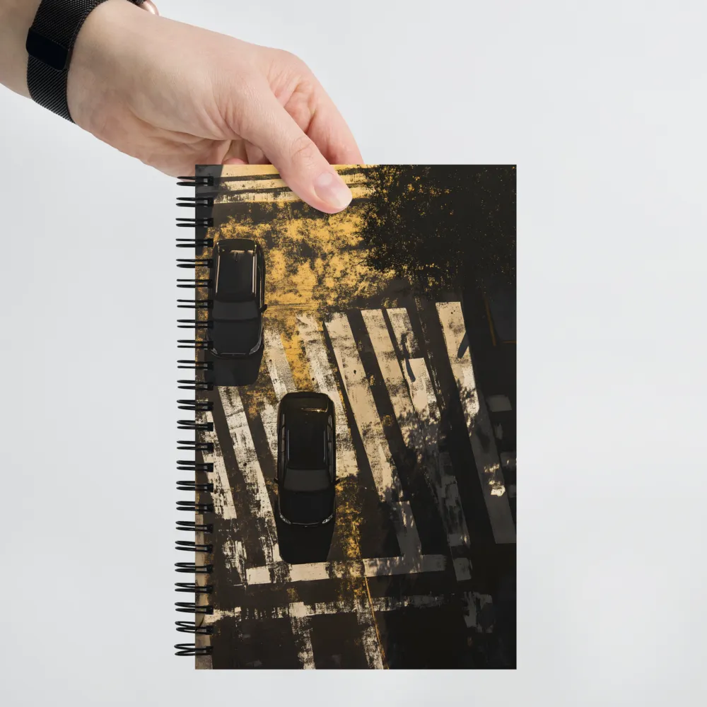 Urban Intersection Shadows 
 Spiral Notebook | 140 pages