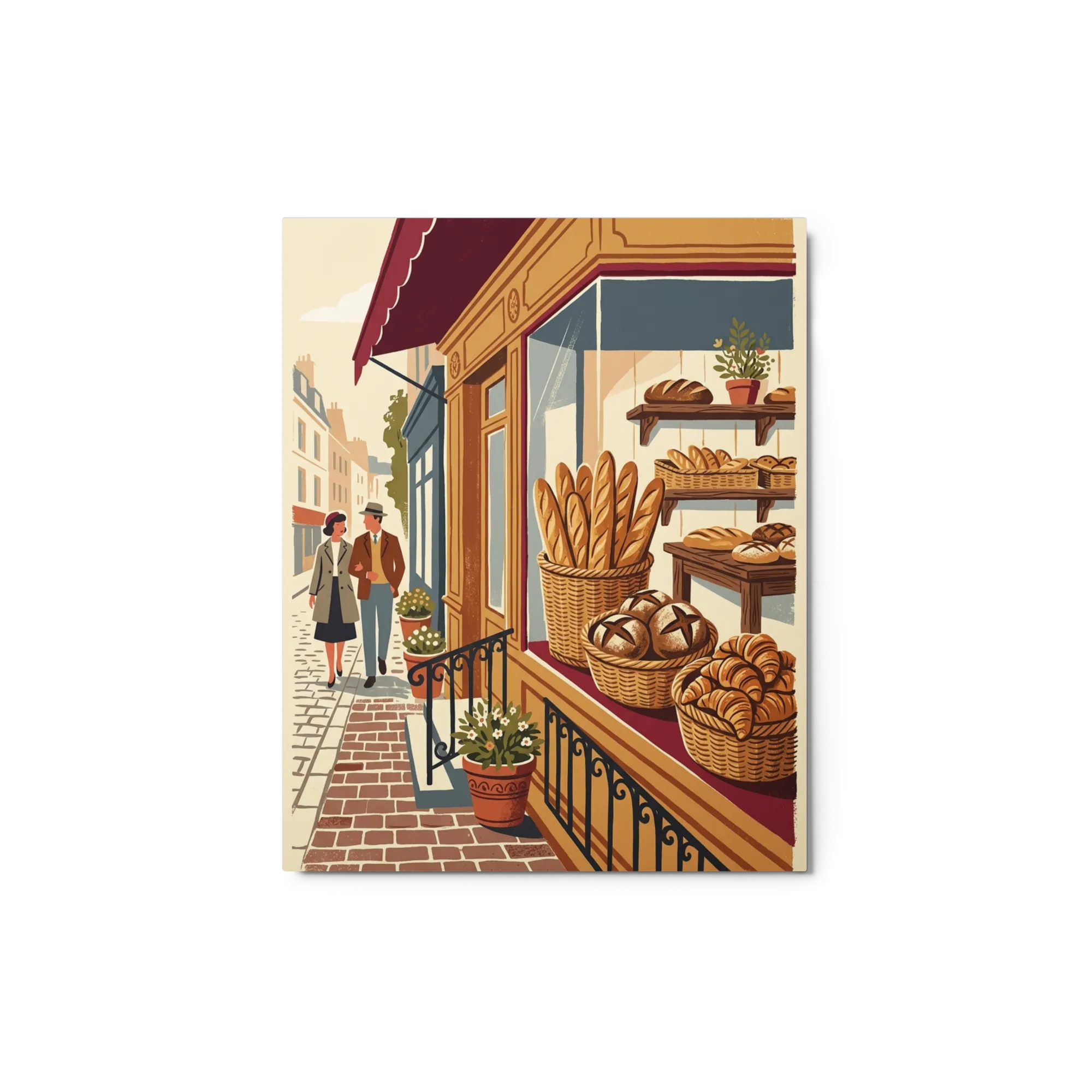 Parisian Bakery Scene