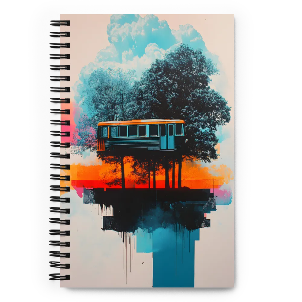 Floating Bus Dream 
 Spiral Notebook | 140 pages