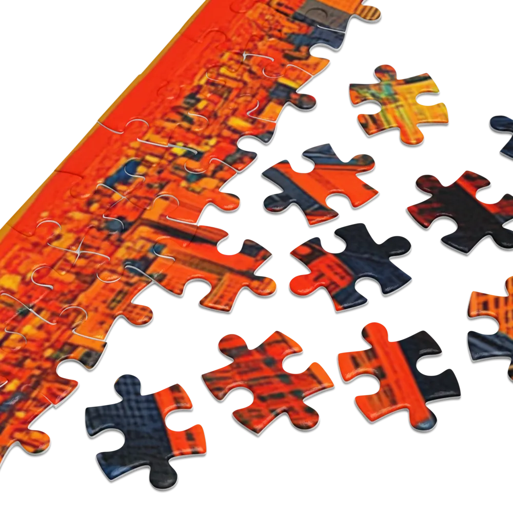 Urban Glow 
 Jigsaw Puzzle in Tin Box