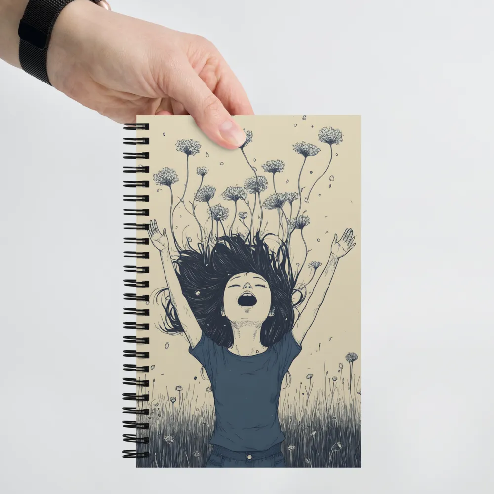 The Floral Scream 
 Spiral Notebook | 140 pages