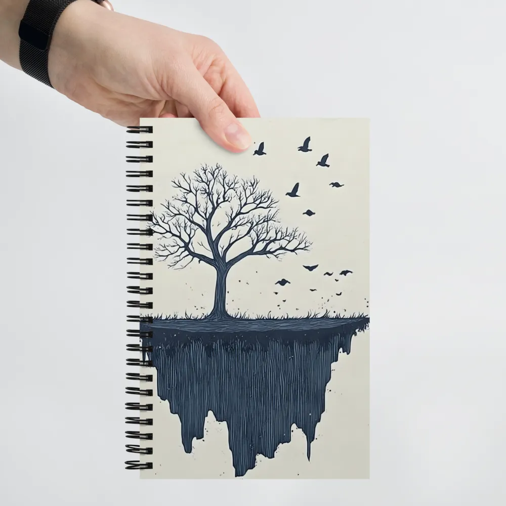 Floating Island Tree 
 Spiral Notebook | 140 pages