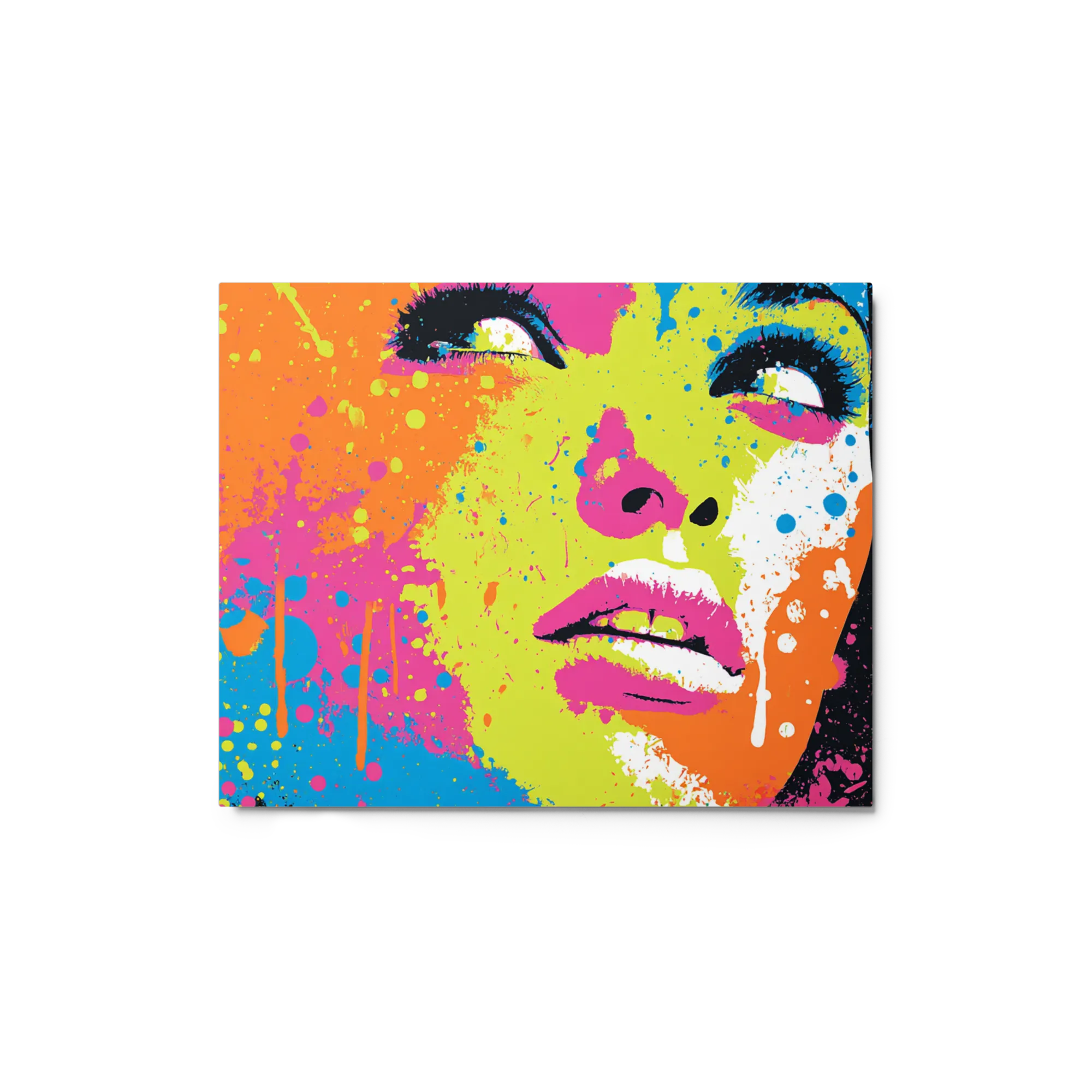 Neon Splatter Gaze