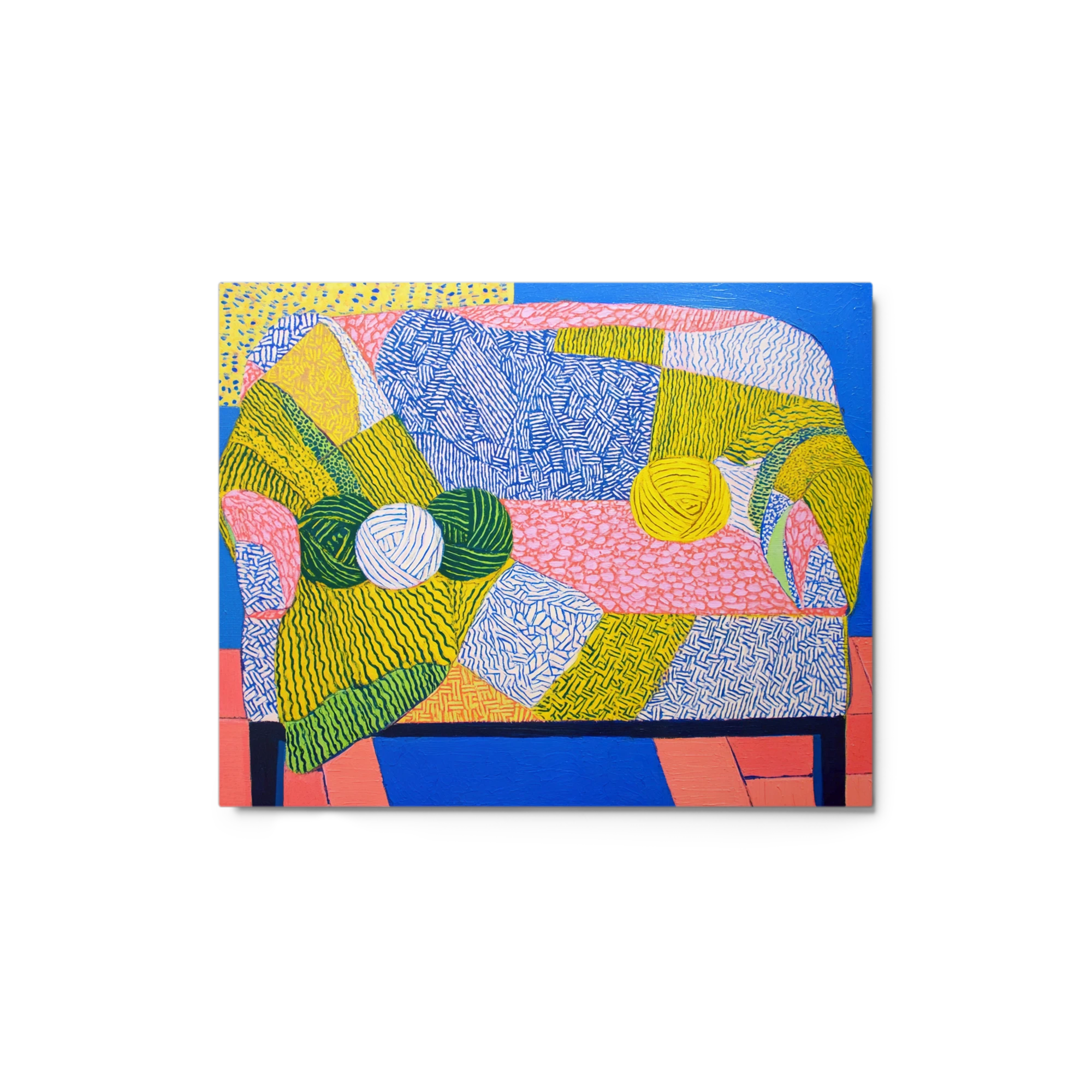 Patterned Tapestry Sofa | Art Print