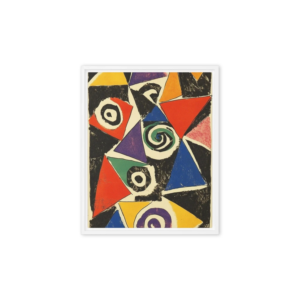 Dynamic Geometric Composition | Art Print