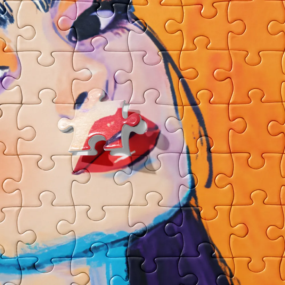 Vibrant Pop Portrait 
 Jigsaw Puzzle